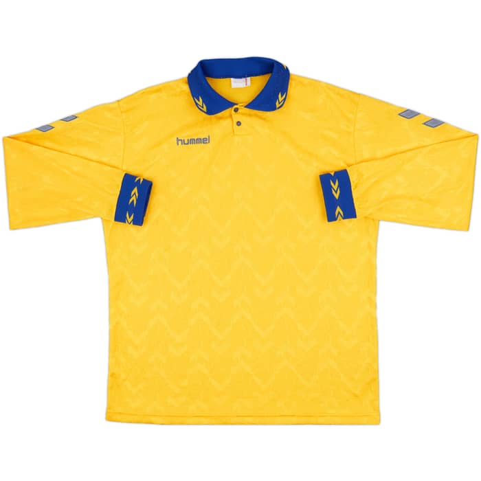 1990s Hummel Template L/S Shirt - 8/10 - (XL)