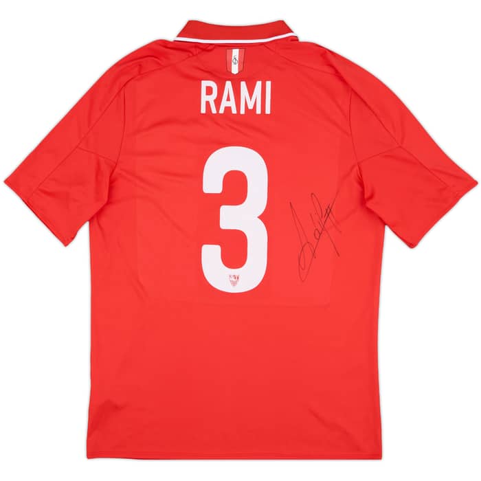 2015-16 Sevilla Signed Away Shirt Rami #3 - 8/10 - (L)