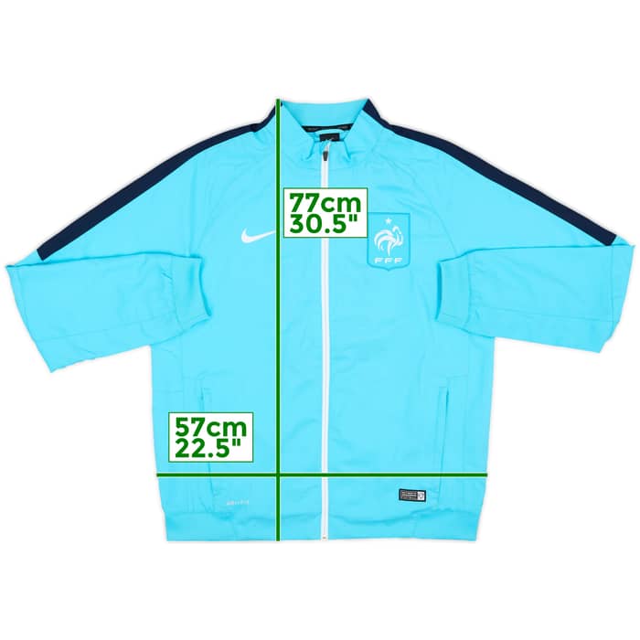 2015-16 France Nike Track Jacket - 8/10 - (L)