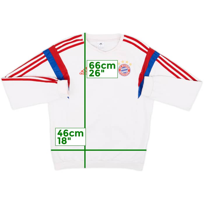 2014-15 Bayern Munich adidas Sweat Top - 5/10 - (S)