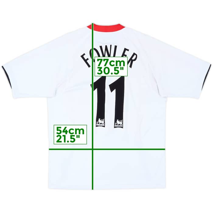 2005-06 Liverpool Away Shirt Fowler #11 - 5/10 - (L)