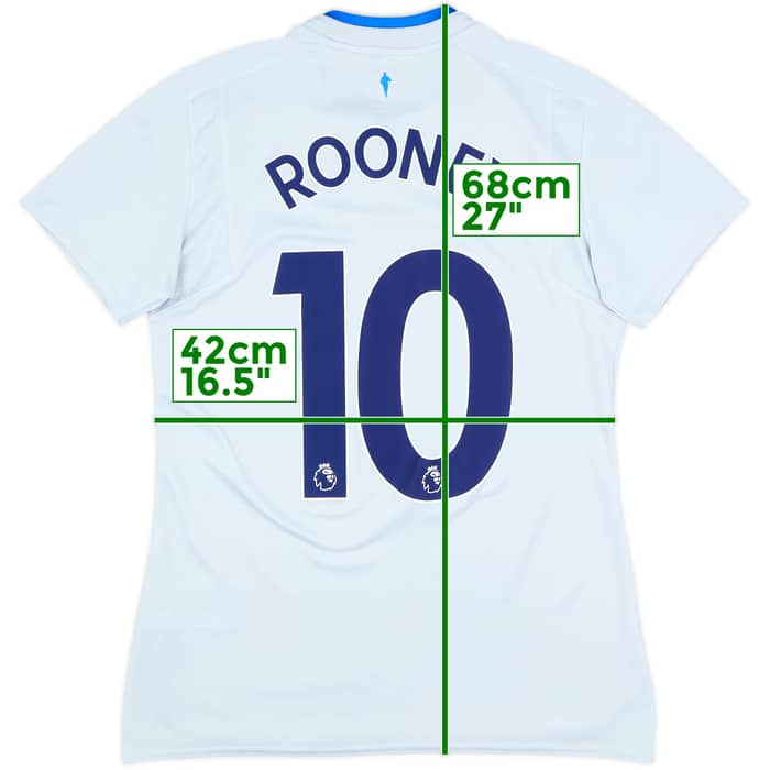 2017-18 Everton Away Shirt Rooney #10 - 8/10 - (Women's S)