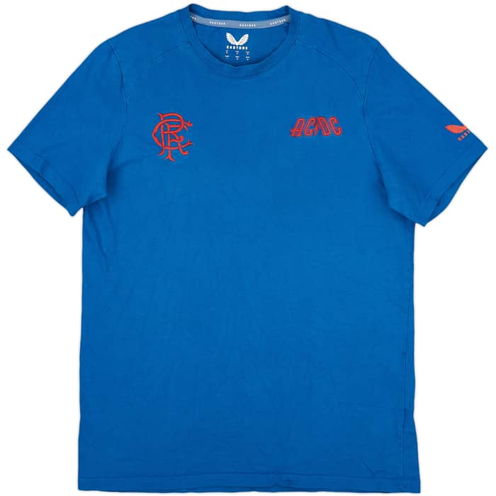 2022-23 Rangers Castore 'ACDC' Cotton Tee - 4/10 - (M)