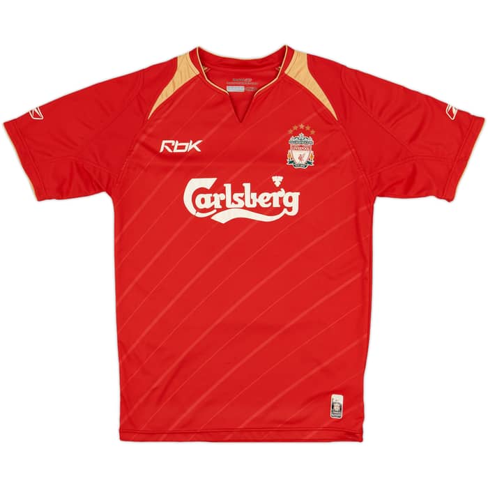 2005-06 Liverpool CL Home Shirt Carragher #23 - 5/10 - (S)