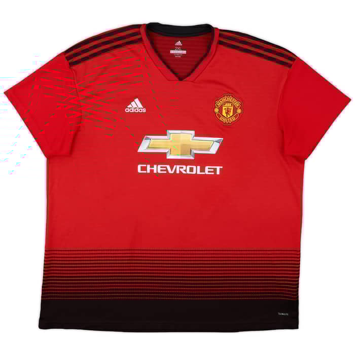 2018-19 Manchester United Home Shirt Shaw #23 - 9/10 - (XXL)