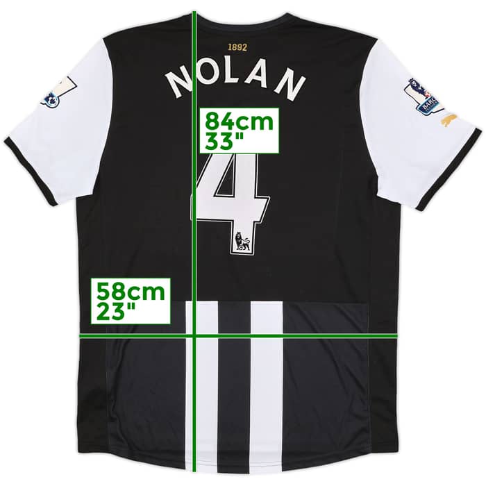2011 Newcastle Home Shirt Nolan #4 - 7/10 - (XL)