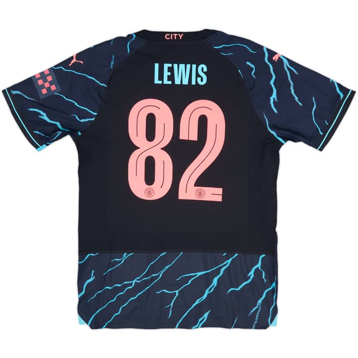 2023-24 Manchester City Match Issue FA Cup Third Shirt Lewis #82