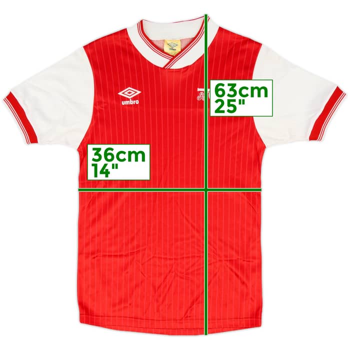 1986-88 Arsenal Home Shirt - 9/10 - (S)