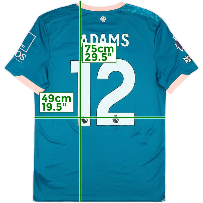 2024-25 Bournemouth Match Issue Third Shirt Adams #12