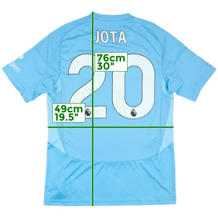2024-25 Nottingham Forest Match Issue Third Shirt Jota #20