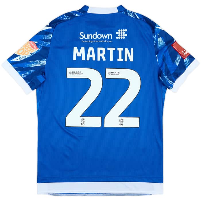 2024-25 Accrington Stanley Match Issue FA Cup Commemorative Shirt Martin #22