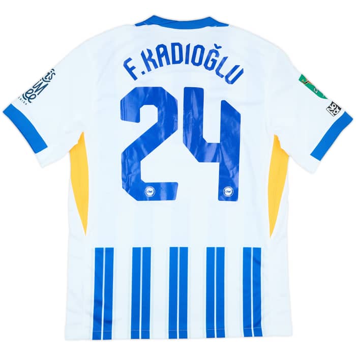 2024-25 Brighton Match Issue Carabao Cup Home Shirt F.Kadioglu #24