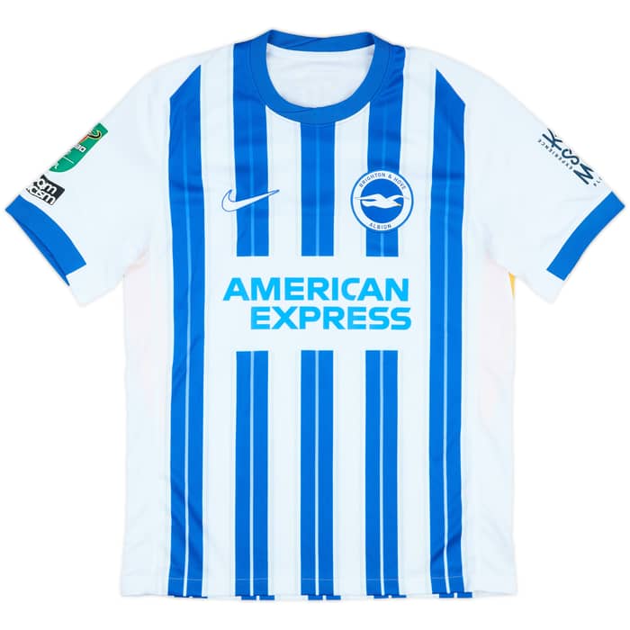 2024-25 Brighton Match Issue Carabao Cup Home Shirt F.Kadioglu #24