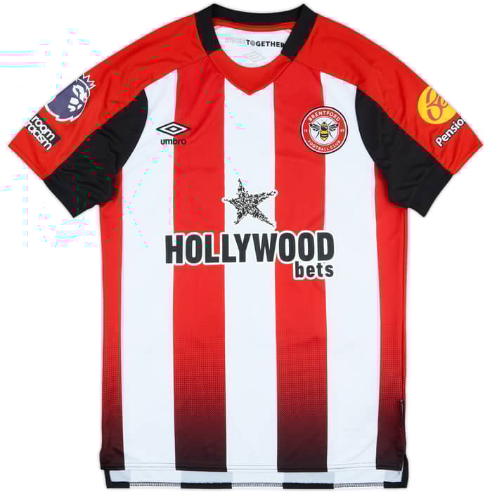 2024-25 Brentford Match Issue Home Shirt Lewis-Potter #23
