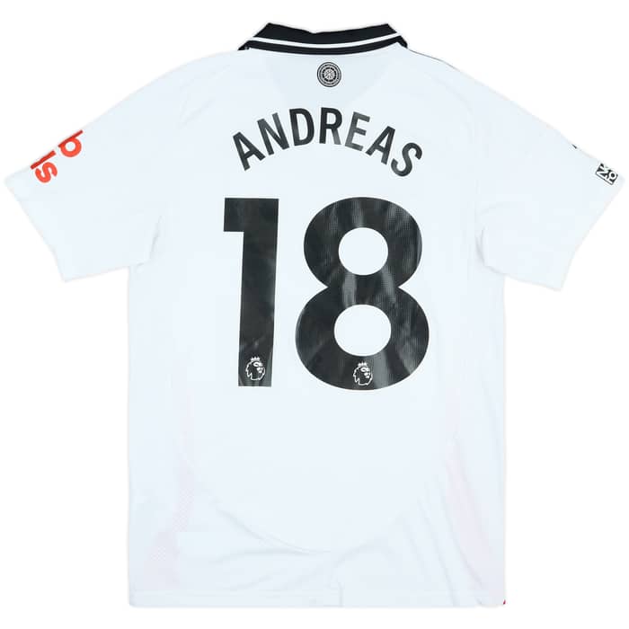 2024-25 Fulham Match Issue Home Shirt Andreas #18