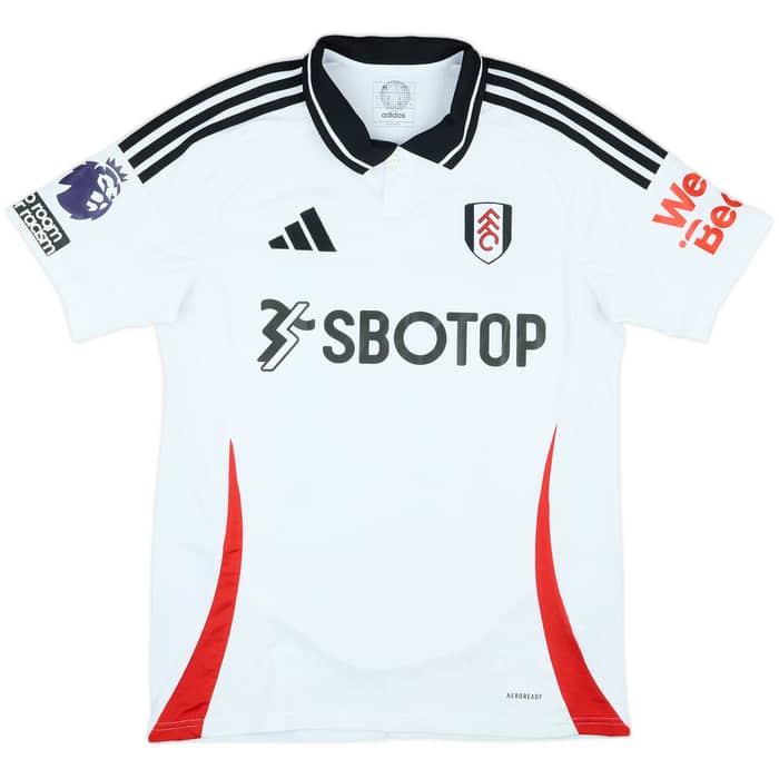 2024-25 Fulham Match Worn Home Shirt Robinson #33