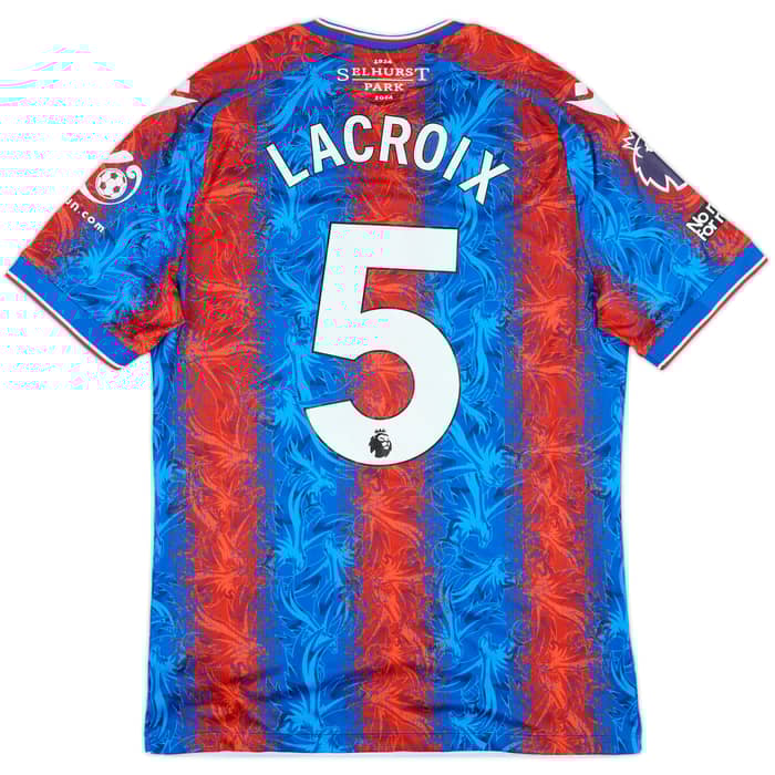 2024-25 Crystal Palace Match Issue Home Shirt Lacroix #5