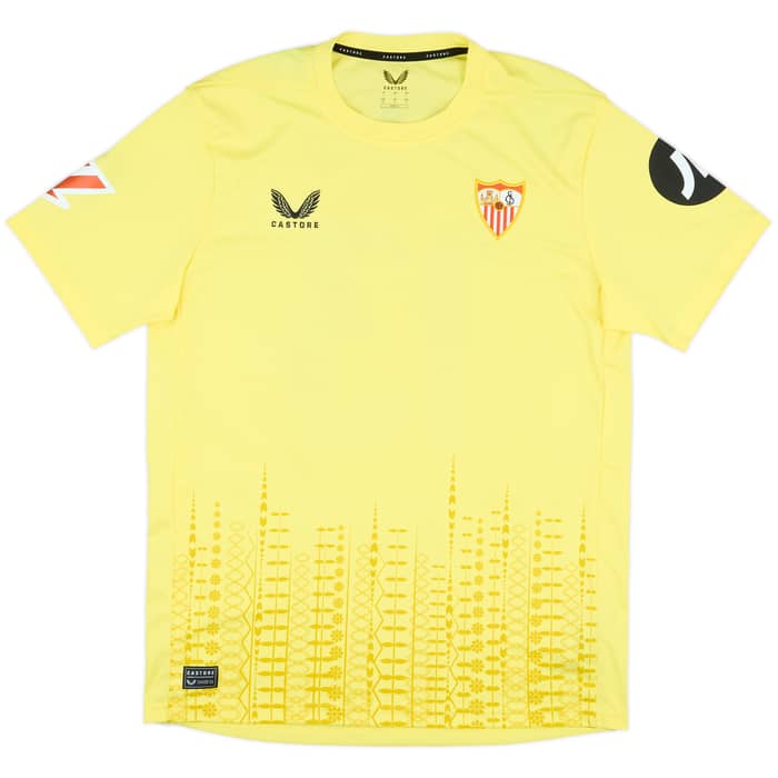 2024-25 Sevilla Match Issue GK Shirt Nyland #13