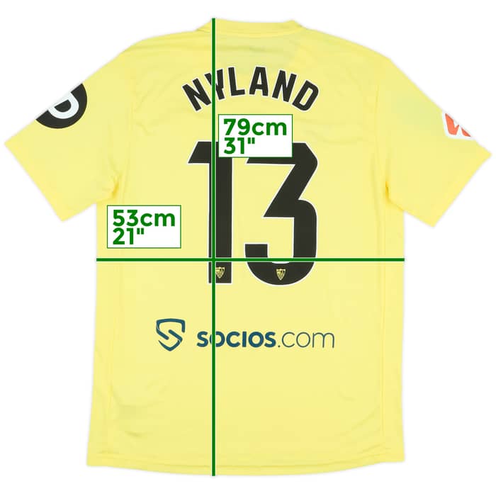 2024-25 Sevilla Match Issue GK Shirt Nyland #13