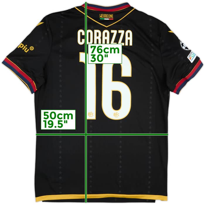 2024-25 Bologna Match Issue Fourth Shirt Corazza #16