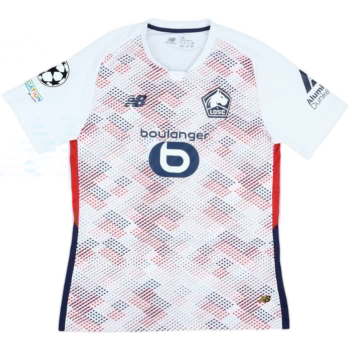 2024-25 Lille Match Issue Champions League Away Shirt Alexsandro R. #4