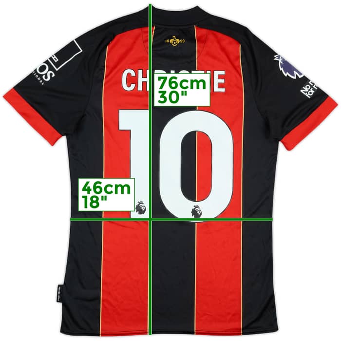 2024-25 Bournemouth Match Issue Home Shirt Christie #10