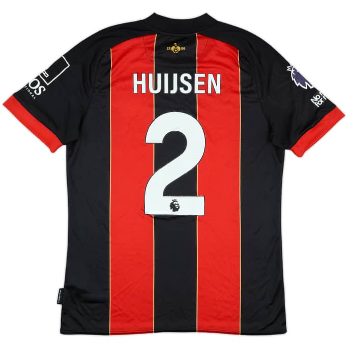 2024-25 Bournemouth Match Issue Home Shirt Huijsen #2