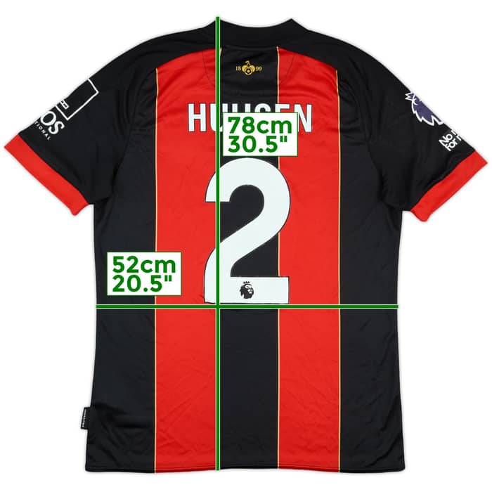2024-25 Bournemouth Match Issue Home Shirt Huijsen #2