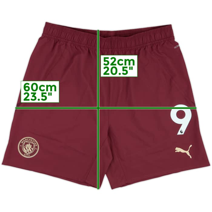2024-25 Manchester City Match Issue Third Shorts #9 (Haaland)