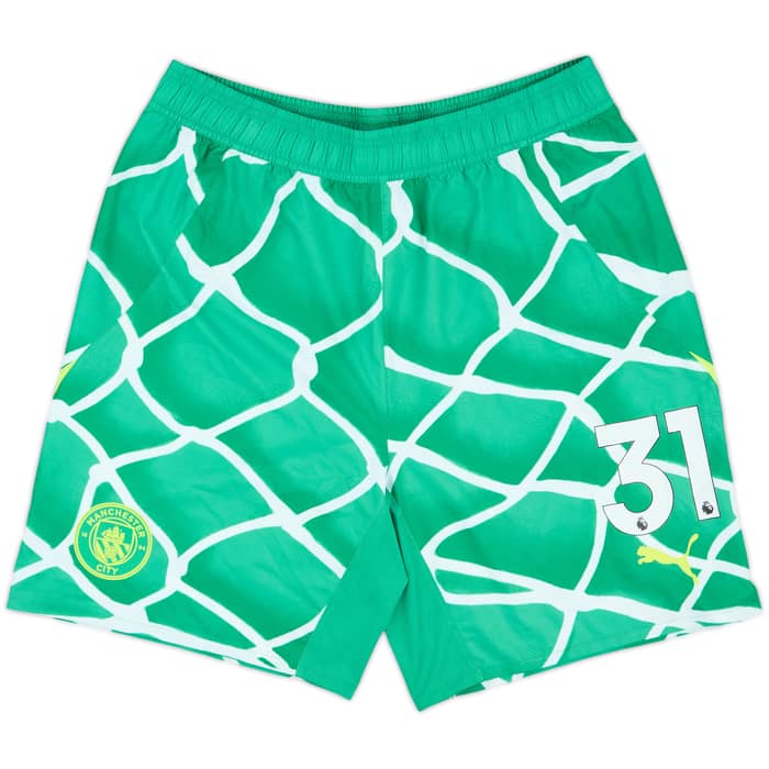 2024-25 Manchester City Match Issue GK Shorts #31 (Ederson)