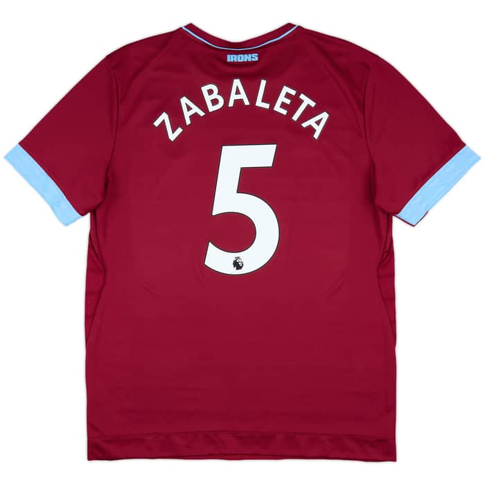2018-19 West Ham Home Shirt Zabaleta #5 - 9/10 - (XL)
