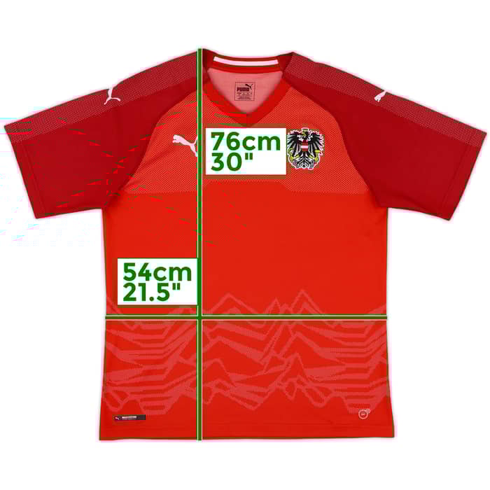 2018-19 Austria Home Shirt - 8/10 - (L)