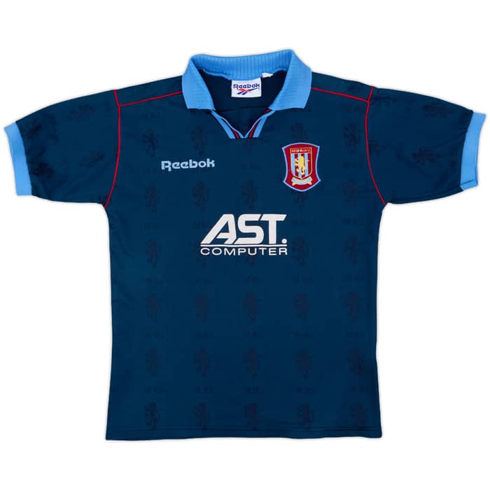 1995-97 Aston Villa Away Shirt - 8/10 - (L.Boys)