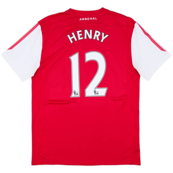 2011-12 Arsenal Home Shirt Henry #12 - 7/10 - (L)
