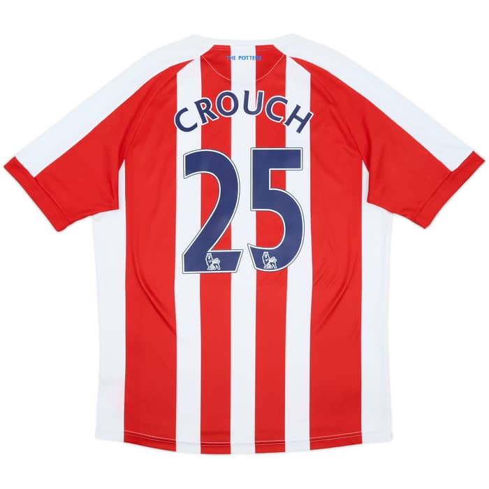 2014-15 Stoke City Home Shirt Crouch #25 - 8/10 - (L)