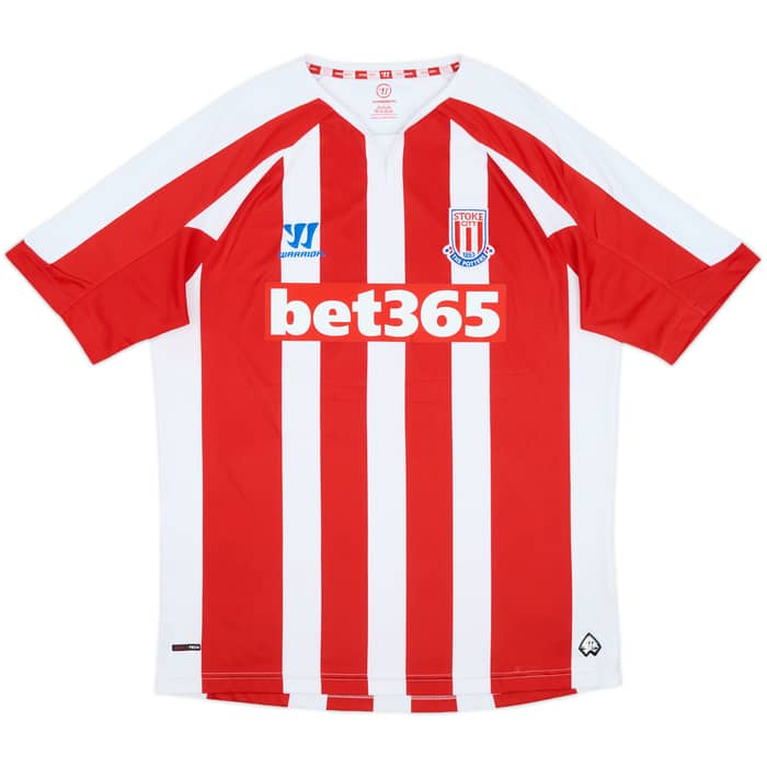 2014-15 Stoke City Home Shirt Crouch #25 - 8/10 - (L)