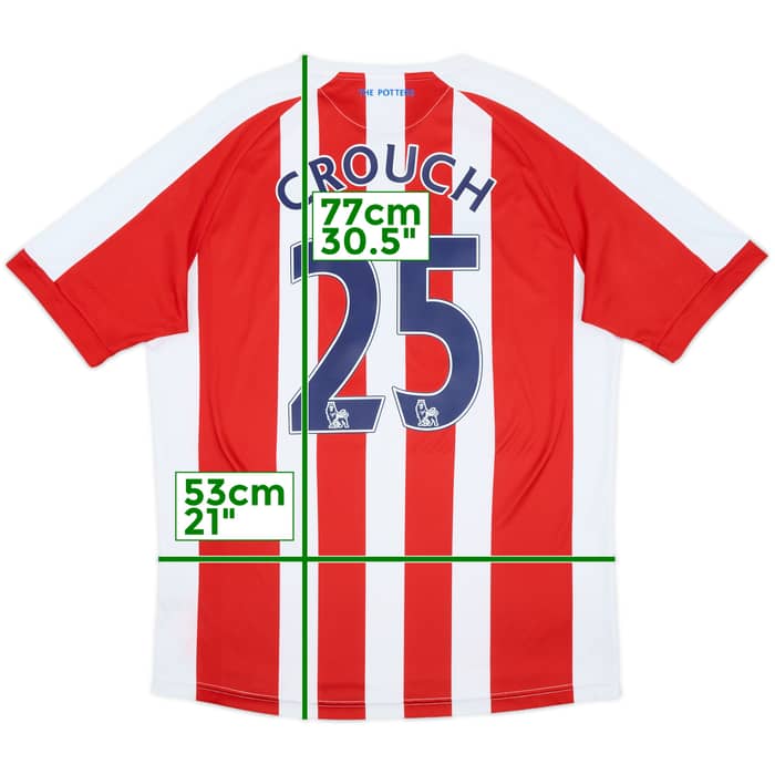 2014-15 Stoke City Home Shirt Crouch #25 - 8/10 - (L)