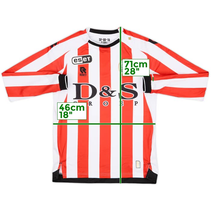 2021-22 Sparta Rotterdam Home L/S Shirt - 8/10 - (S)