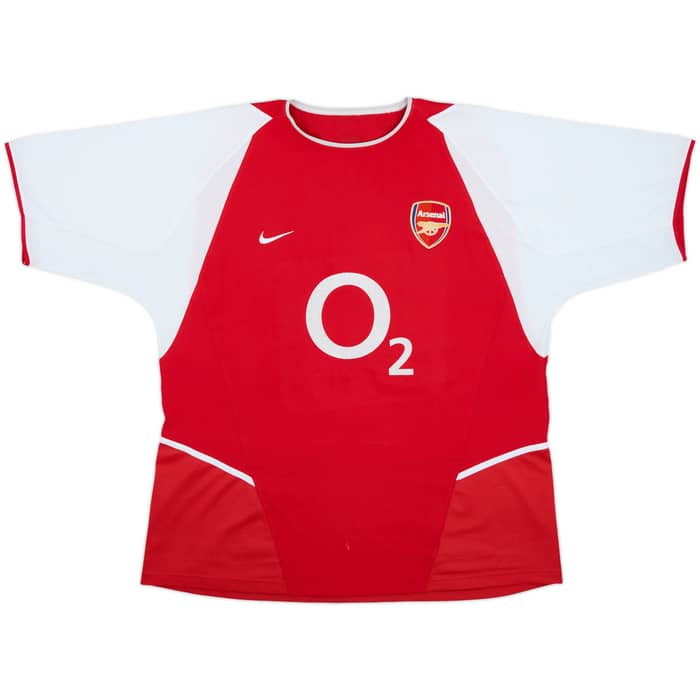 2002-04 Arsenal Home Shirt Bergkamp #10 - 8/10 - (XXL)