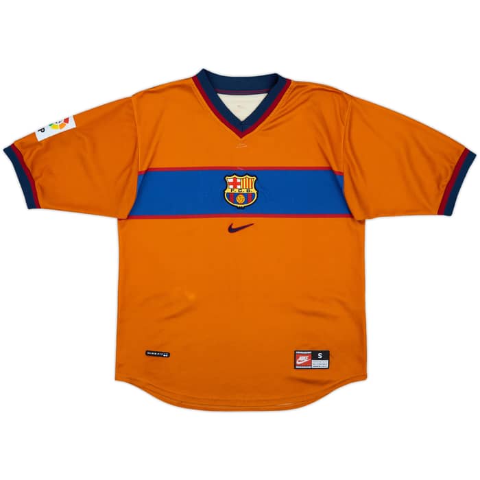 1998-00 Barcelona Third Shirt Rivaldo #11 - 7/10 - (S)