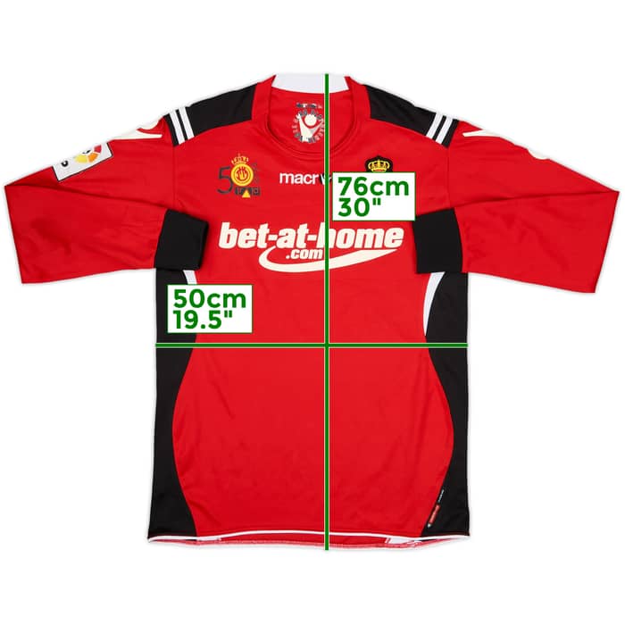 2010-11 Mallorca Home '50 anys' L/S Shirt - 7/10 - (L)