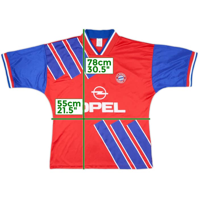 1993-95 Bayern Munich Home Shirt - 9/10 - (XL)