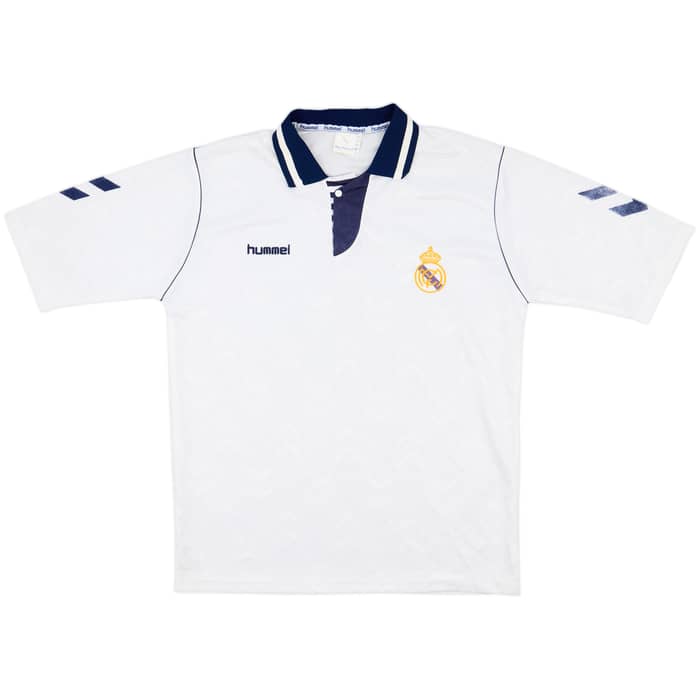 1992-93 Real Madrid Home Shirt - 8/10 - (XL)