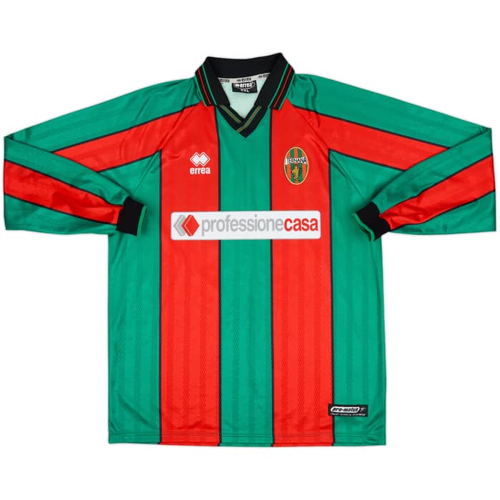 2001-02 Ternana Home L/S Shirt Nicola #21 - 9/10 - (XXL)