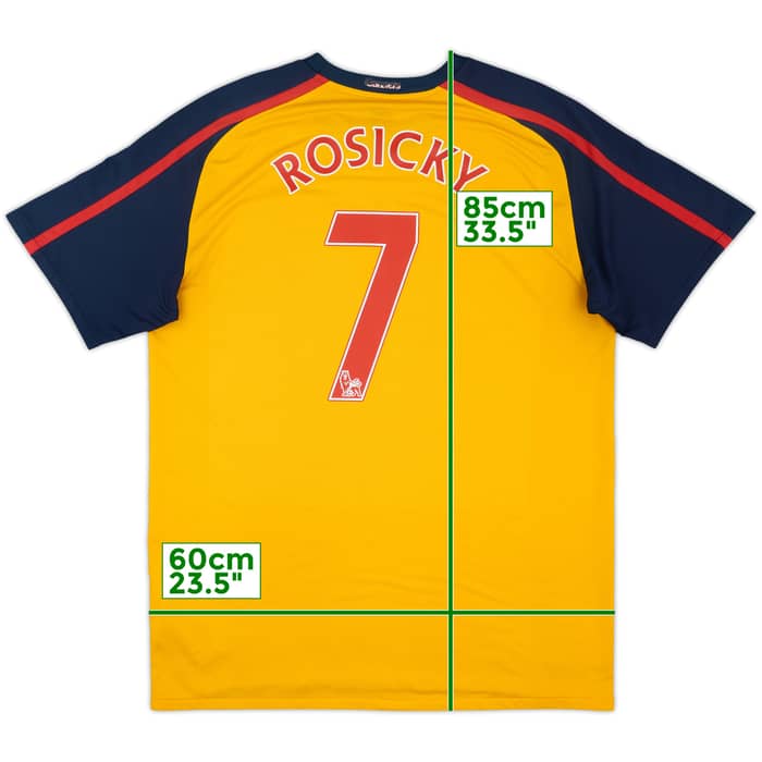 2008-09 Arsenal Away Shirt Rosicky #7 - 6/10 - (L)