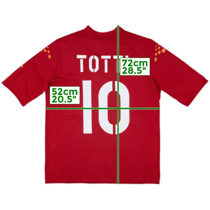 2003-04 Roma Home Shirt Totti #10 - 5/10 - (L)