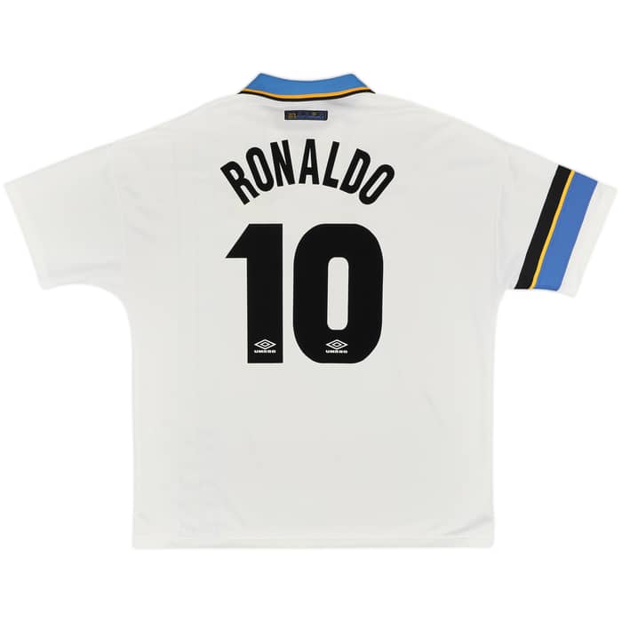 1997-98 Inter Milan Away Shirt Ronaldo #10 - 9/10 - (XXL)