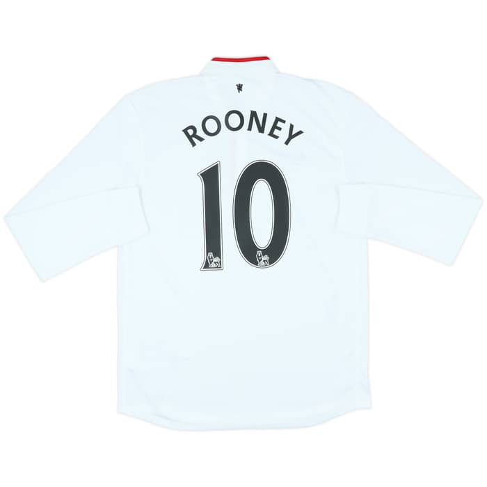 2012-14 Manchester United Away L/S Shirt Rooney #10 - 8/10 - (M)