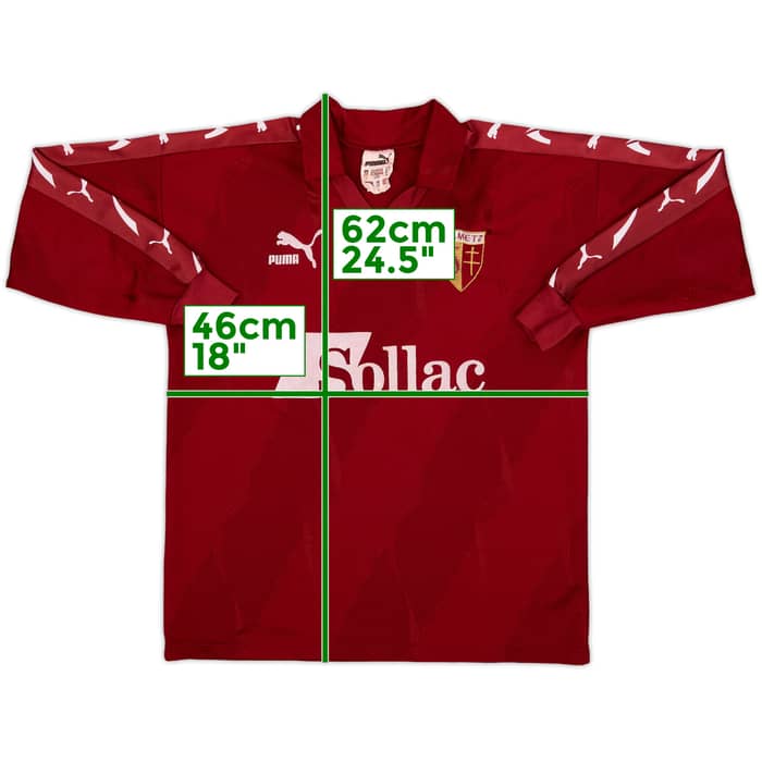 1994-95 Metz Home L/S Shirt - 9/10 - (S)