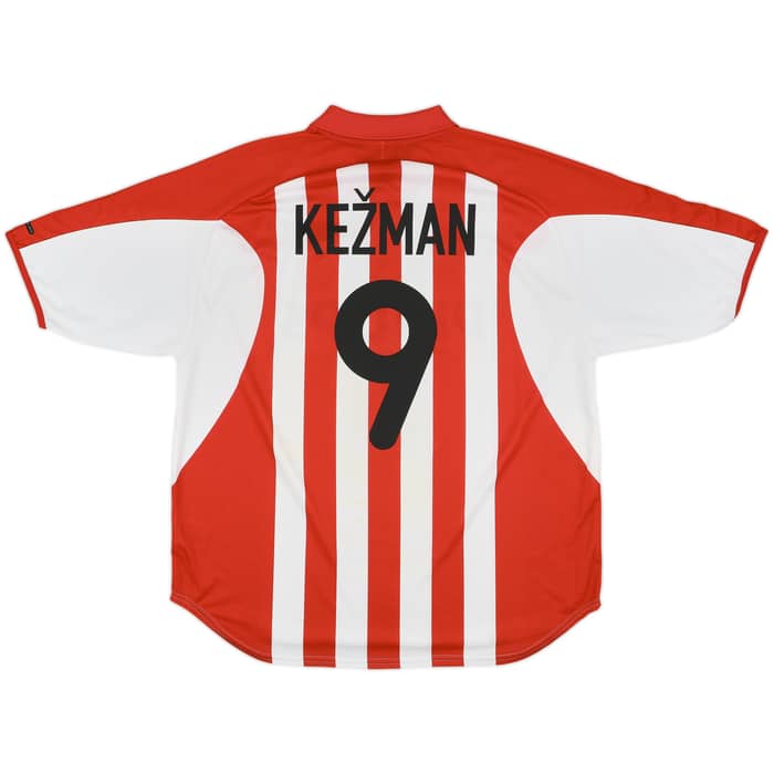 2000-02 PSV Home Shirt Kezman #9 - 8/10 - (XXL)
